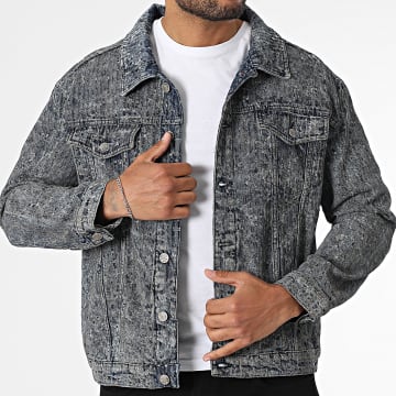 Ikao - Veste Jean 939 Bleu Denim