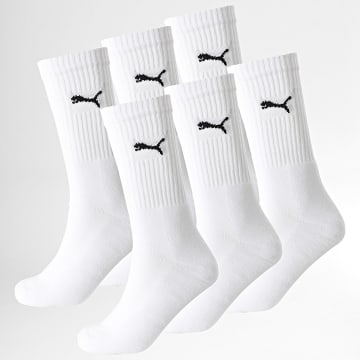 Puma - Lot De 6 Paires De Chaussettes 701219583 Blanc