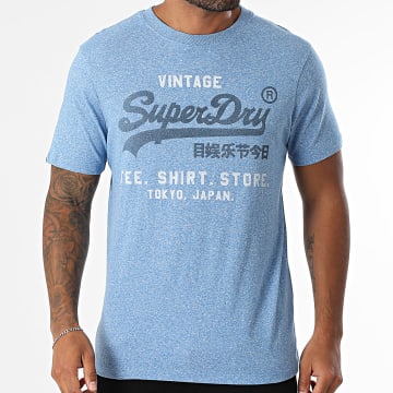 Superdry - VL Classic Relaxed Tee M1012203A Azul brezo
