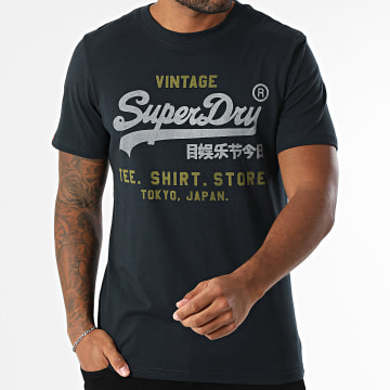 Superdry - Camiseta VL Heritage Relaxed M1012212A Negra