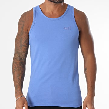 Superdry - Essentiële logotanktop M6010819A Blauw