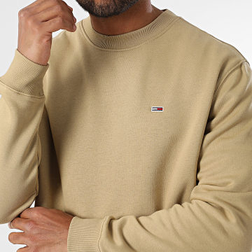 Tommy Jeans - Sweat Crewneck Flag Fleece 0741 Beige
