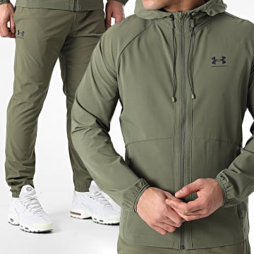 Under Armour - Ensemble De Survetement Stretch Woven UA Vibe 6003001 1386557 Vert Kaki