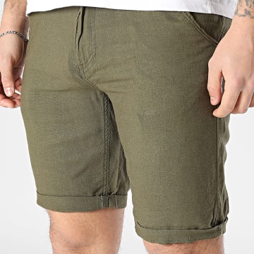 Blend - Short Chino 20717870 Vert Kaki Foncé