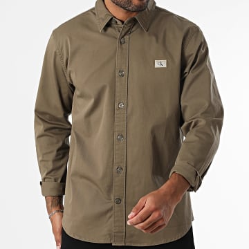 Calvin Klein - Surchemise J30J327585 Khaki Grün
