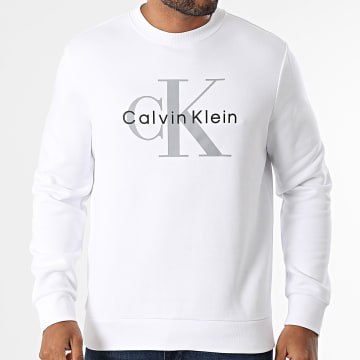 Calvin Klein - Sweat Crewneck LV040BM801 Blanc