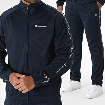 Champion - Gestreept trainingspak 220862 marineblauw