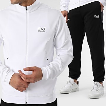 EA7 Emporio Armani - Ensemble De Survetement 7M000130-AF12501 Blanc Noir
