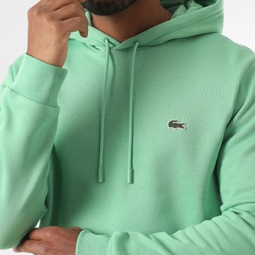 Lacoste - Sweat Capuche Logo Brodé Crocodile Classic Fit Vert