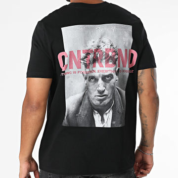 Luxury Lovers - Maglietta nera oversize Scar Contraband