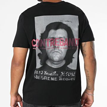 Luxury Lovers - Camiseta negra oversize Contrebande Jacques