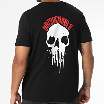 Mac Tyer - Oversize Painted Skull Tee Negro