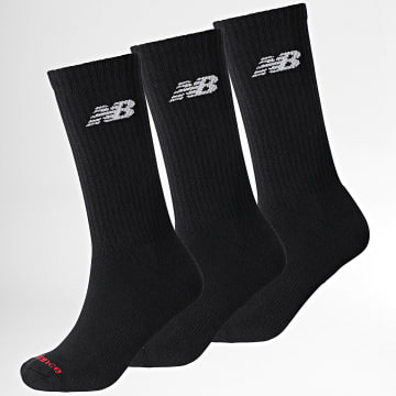 New Balance - Lote de 3 pares de calcetines LAS51293 Negro