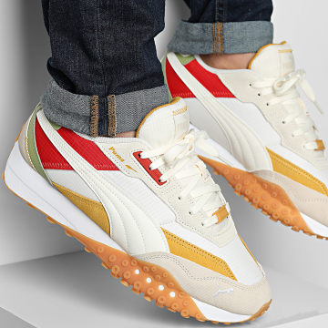 Puma - Baskets Blktop Rider Multicolor 395907 Warm White Archive Gold