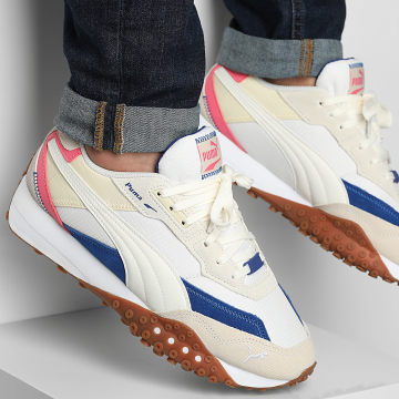 Puma - Baskets Blktop Rider Multicolor 395907 Warm White Vivid Blue
