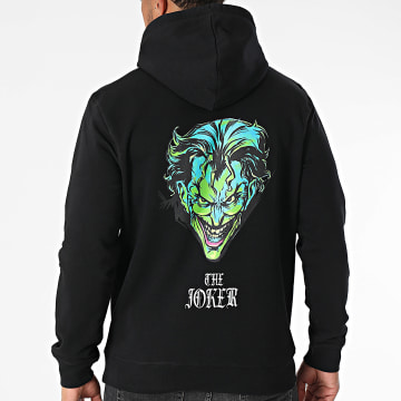 DC Comics - Felpa con cappuccio Joker Hybrid Nero