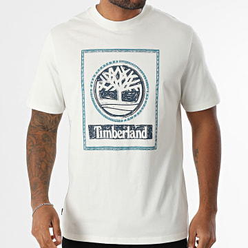 Timberland - Tee Shirt Front Seasonal Stack A6DHD Ecru