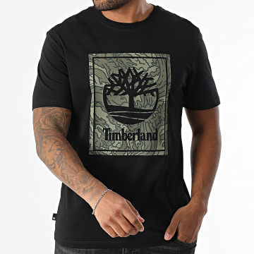 Timberland - Tee Shirt Camo A6DUD Noir
