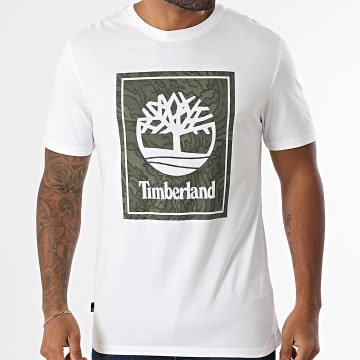 Timberland - Tee Shirt Camo A6DUD Blanc