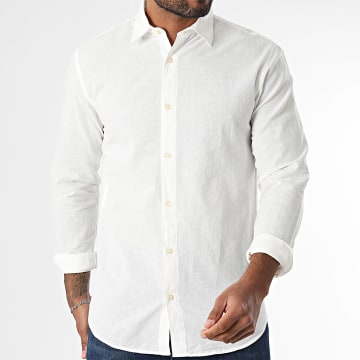 Jack And Jones - Breeze Shirt Lange Mouw Wit