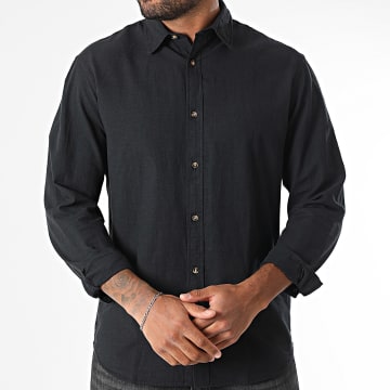 Jack And Jones - Verano Camisa de manga larga Negro