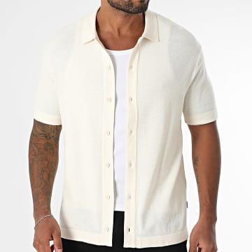Jack And Jones - Chemise Manches Courtes Emil Beige