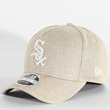 New Era - Casquette Snapback Cotton Weave 9Forty Chicago White Sox 60641073 Beige Chiné