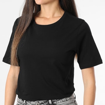 Only - Tee Shirt Femme Rex Noir