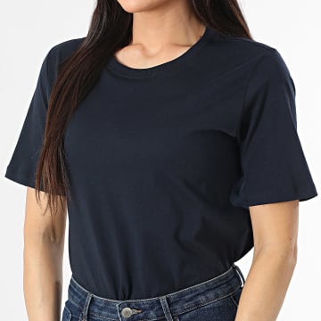 Only - Tee Shirt Femme Rex Bleu Marine