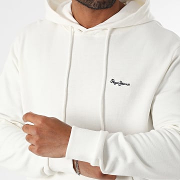 Pepe Jeans - Essential Kapuzenpullover PM582839 Weiß