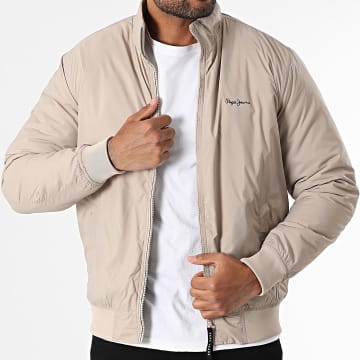 Pepe Jeans - Mustrel Zipper-Jacke PM403108 Beige
