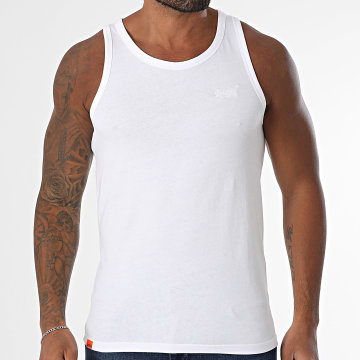 Superdry - Essentiële logotanktop M6010819A Wit