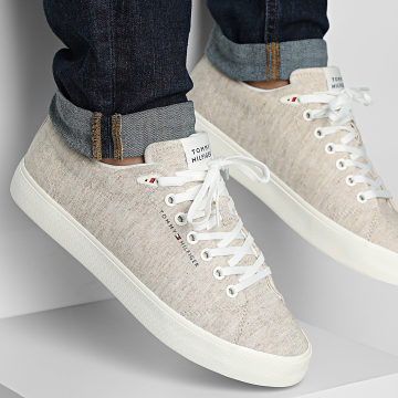 Tommy Hilfiger - Baskets Hi Vulc Low Core Chambray 5389 Ecru