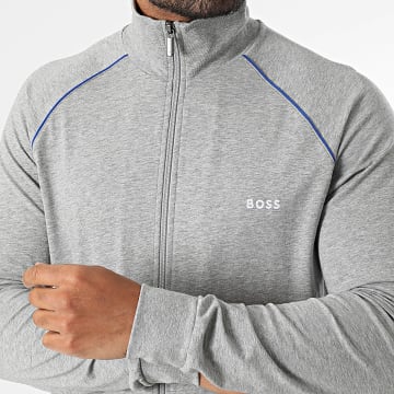 BOSS - Sudadera con cremallera Mix And Match 50515307 Heather Grey