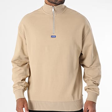 Hugo Azul - Sudadera Cuello Cremallera Neeler 50522367 Beige