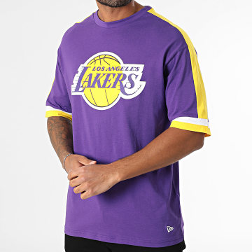New Era - Camiseta Los Angeles Lakers 60596252 Purple Yellow White