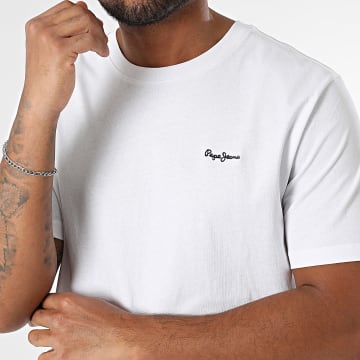 Pepe Jeans - T-Shirt Contrast Connor PM509933 Weiß
