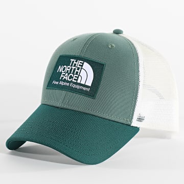 The North Face - Gorra Trucker Mudder A5FX8 Verde Blanco