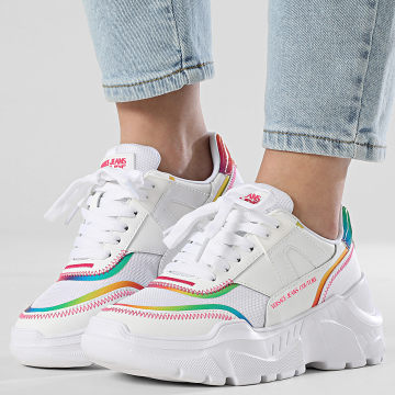 Versace Jeans Couture - Fondo Speedtrack 78VA3SC4-ZPB06 Bianco Multi Scarpe da ginnastica da donna