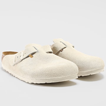 BIRKENSTOCK - Boston BS Sandali bianchi antichi
