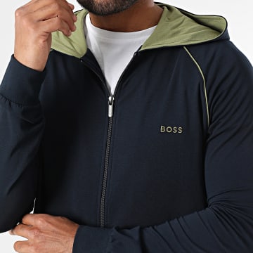 BOSS - Sudadera con capucha y cremallera Mix And Match 50515313 Azul Marino