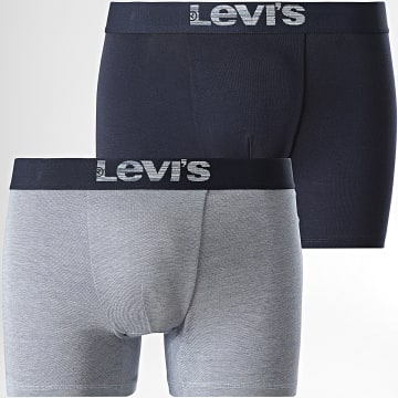 Levi's - Lot De 2 Boxers 701203921 Bleu Marine Bleu Chiné