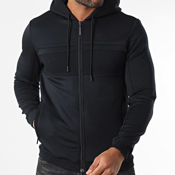Sergio Tacchini - Majong Sudadera con capucha y cremallera 41070 Negro