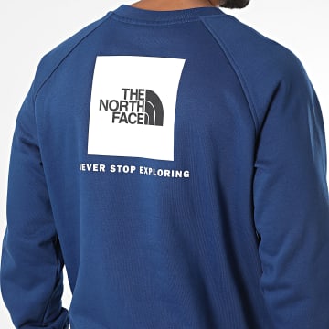 The North Face - Sweat Crewneck Raglan Box A89FA Bleu Marine
