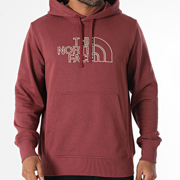 The North Face - Sweat Capuche Drew Peak Light A8C1B Rouge Brique