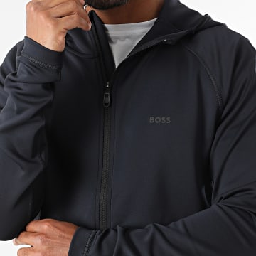 BOSS - Veste Zippée Capuche Sicon Active 50531224 Bleu Marine Foncé