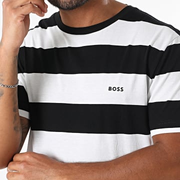 BOSS - TaleStripe T-Shirt 50499334 Schwarz Weiß