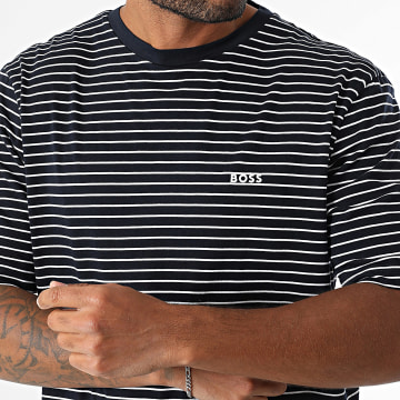 BOSS - TaleStripe T-Shirt 50499334 Marineblau Weiß