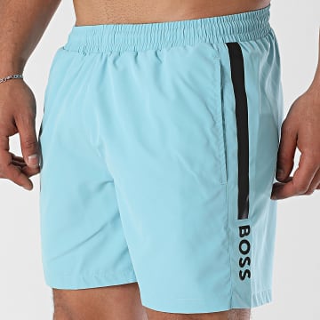 BOSS - Short De Bain A Bande Dolphin 50508963 Bleu Clair