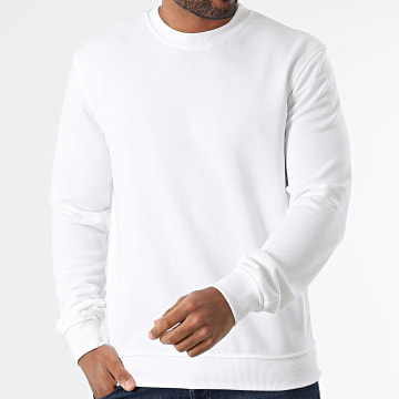 Classic Series - Sudadera de cuello redondo Fence 50-411 Blanco